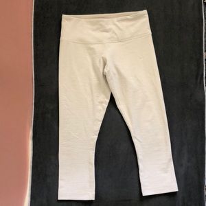 Lululemon white/beige leggings